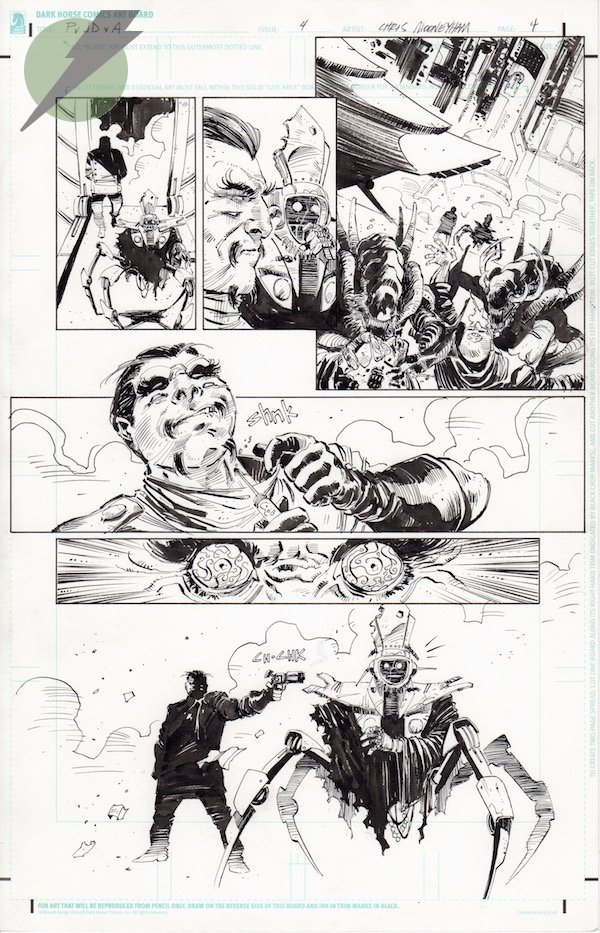 Image of PREDATOR VS. JUDGE DREDD VS. ALIENS Issue 4 Page 4