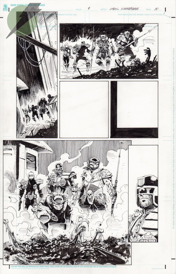 Image of PREDATOR VS. JUDGE DREDD VS. ALIENS Issue 4 Page 10