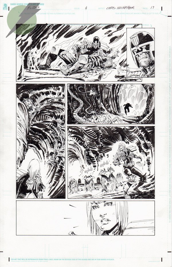 Image of PREDATOR VS. JUDGE DREDD VS. ALIENS Issue 4 Page 17