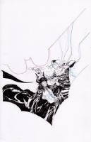 BATMAN/THE SHADOW Issue 2 Page Cover Comic Art