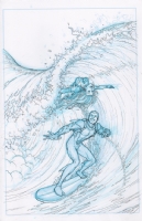 TEEN TITANS Issue 6 Page Cover Comic Art
